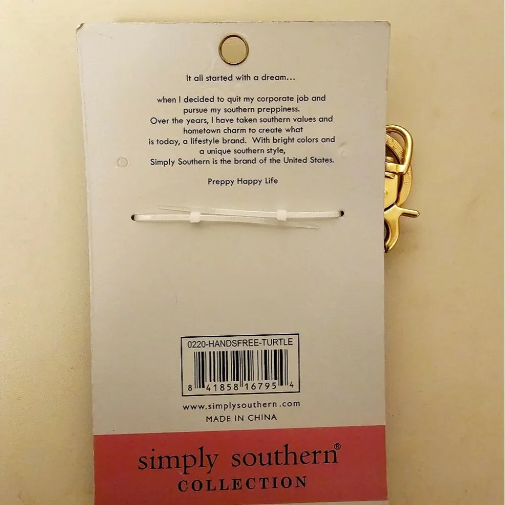 Simply Southern Bee Safe Hands Free Door Opener With Sea Turtles